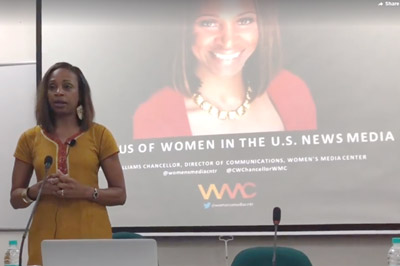 Ms. cristal williams chancellor – Session Conducted at Mumbai Press Club